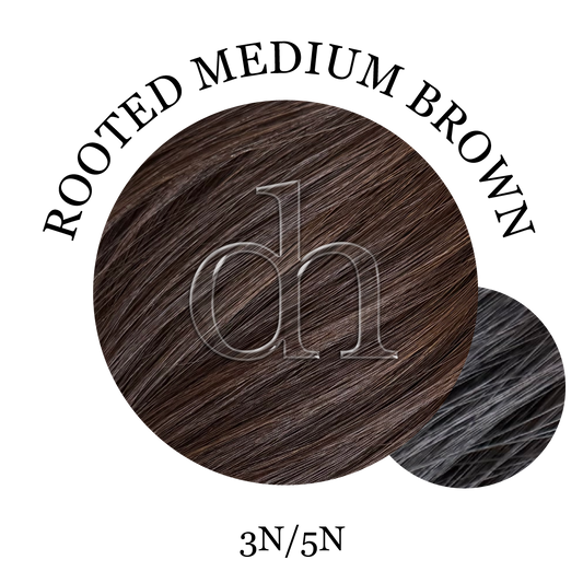 #3N/5N • Rooted Medium Brown / Coffee