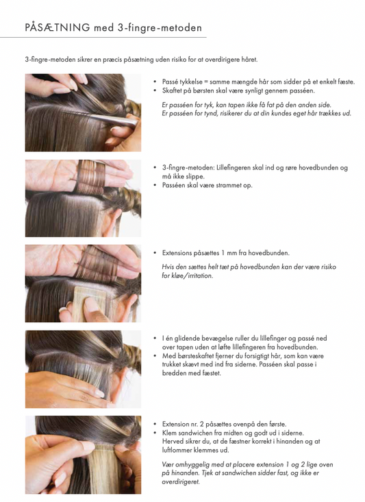 Praktisk Guide • Tape extensions